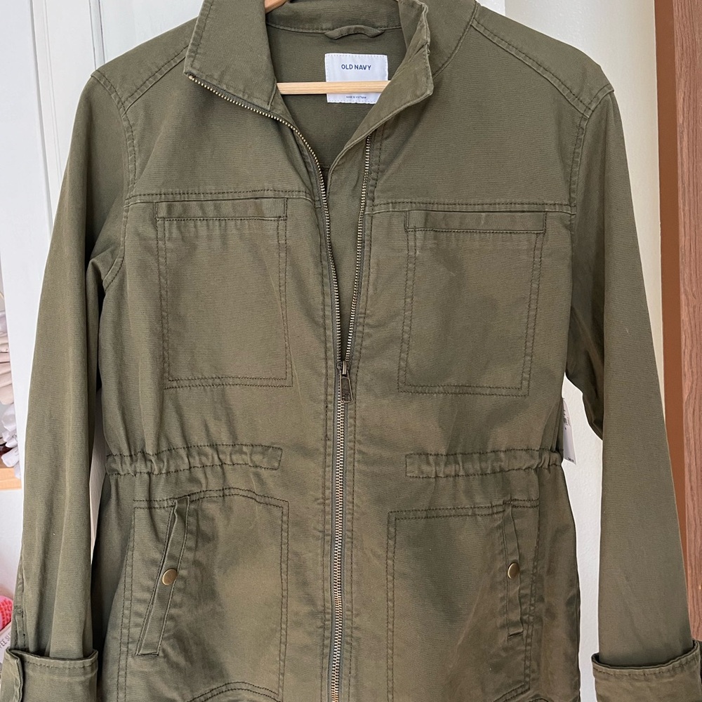 Old Navy Green Utility Jacket